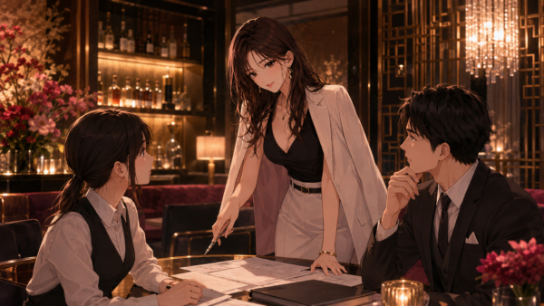 元No.1キャバ嬢が地方の店を立て直すヒマチの嬢王をイメージした画像